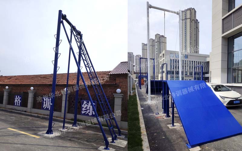 江西某公安局特警八項(xiàng)訓(xùn)練場建設(shè)完工